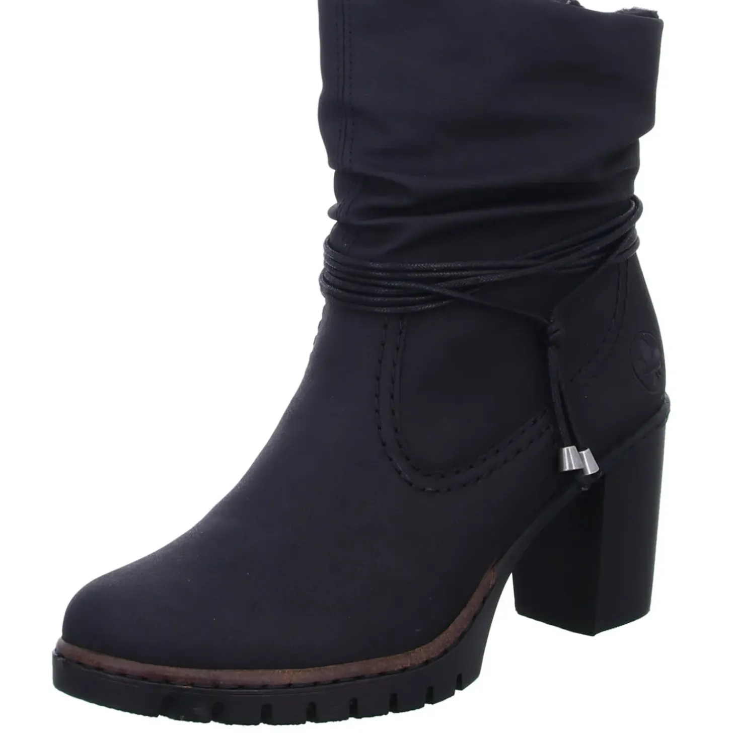 Rieker Schlupf-/Reißverschlußstiefelette Warmfutter ab 35mm Absatz