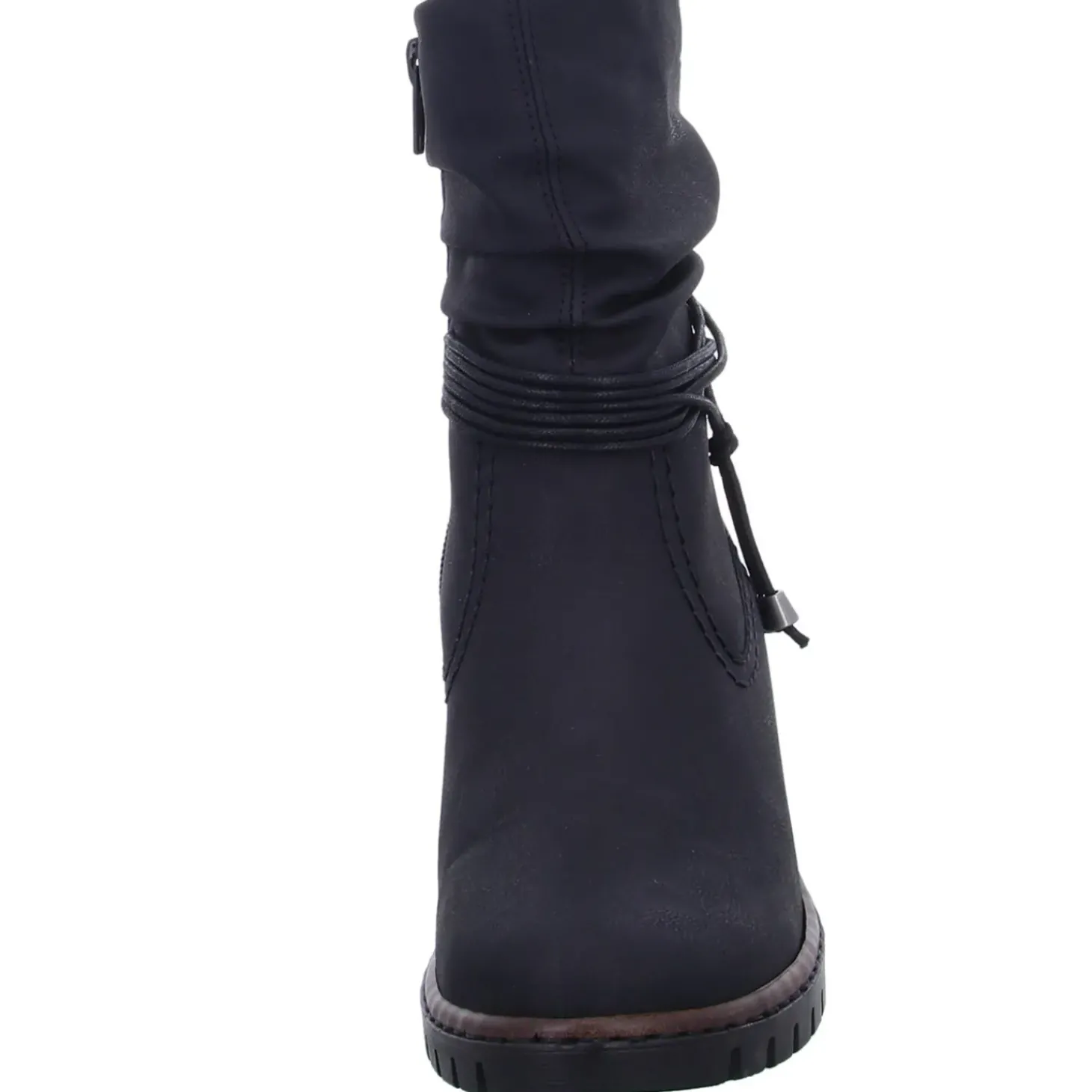 Rieker Schlupf-/Reißverschlußstiefelette Warmfutter ab 35mm Absatz