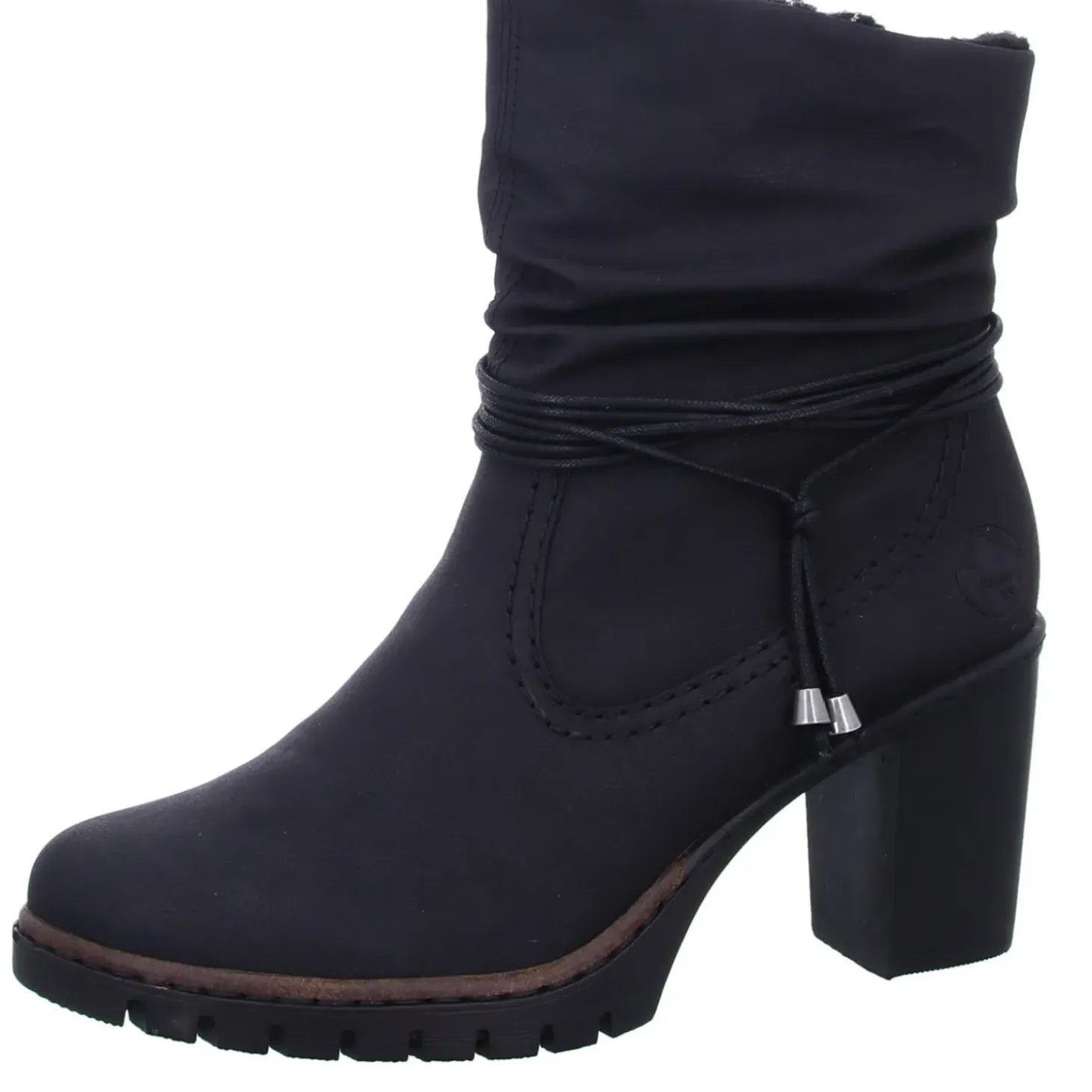 Rieker Schlupf-/Reißverschlußstiefelette Warmfutter ab 35mm Absatz