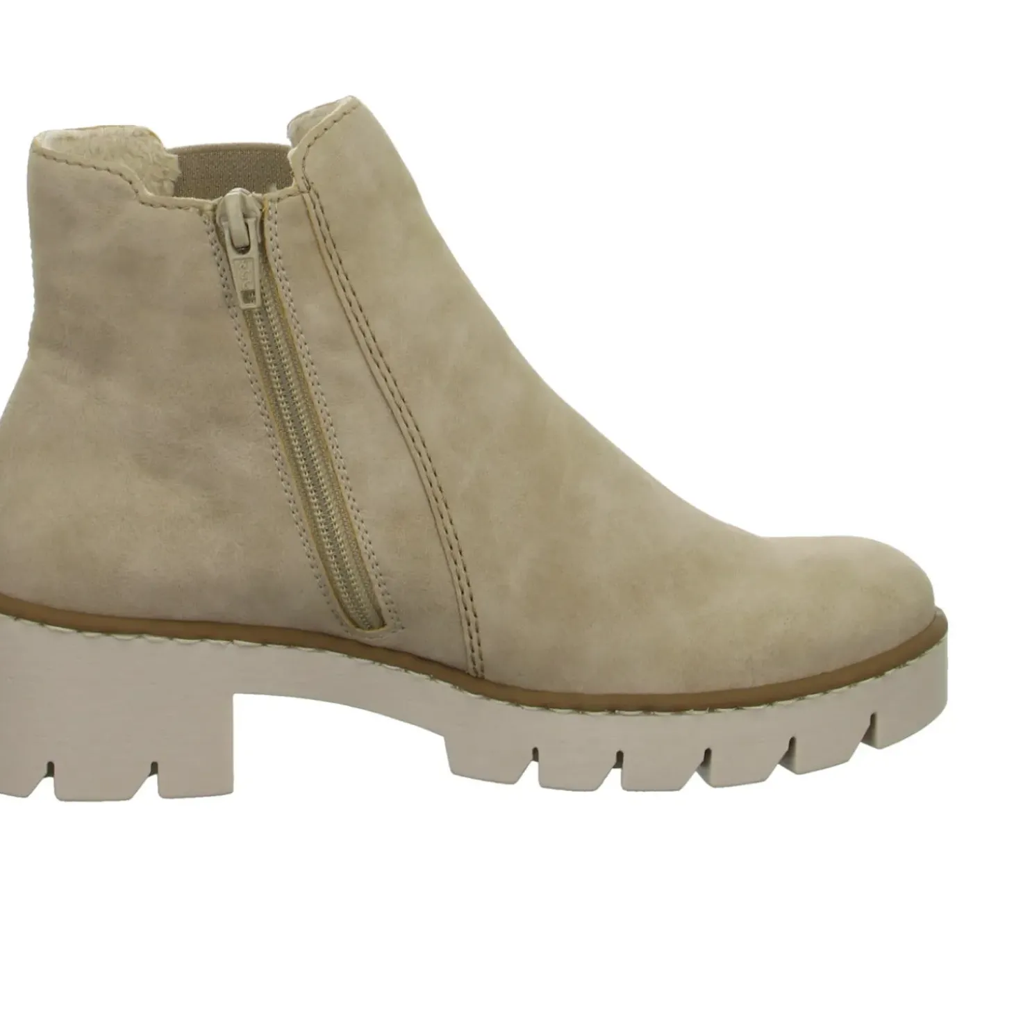 Rieker Schlupf-/Reißverschlußstiefelette Warmfutter ab 35mm Absatz