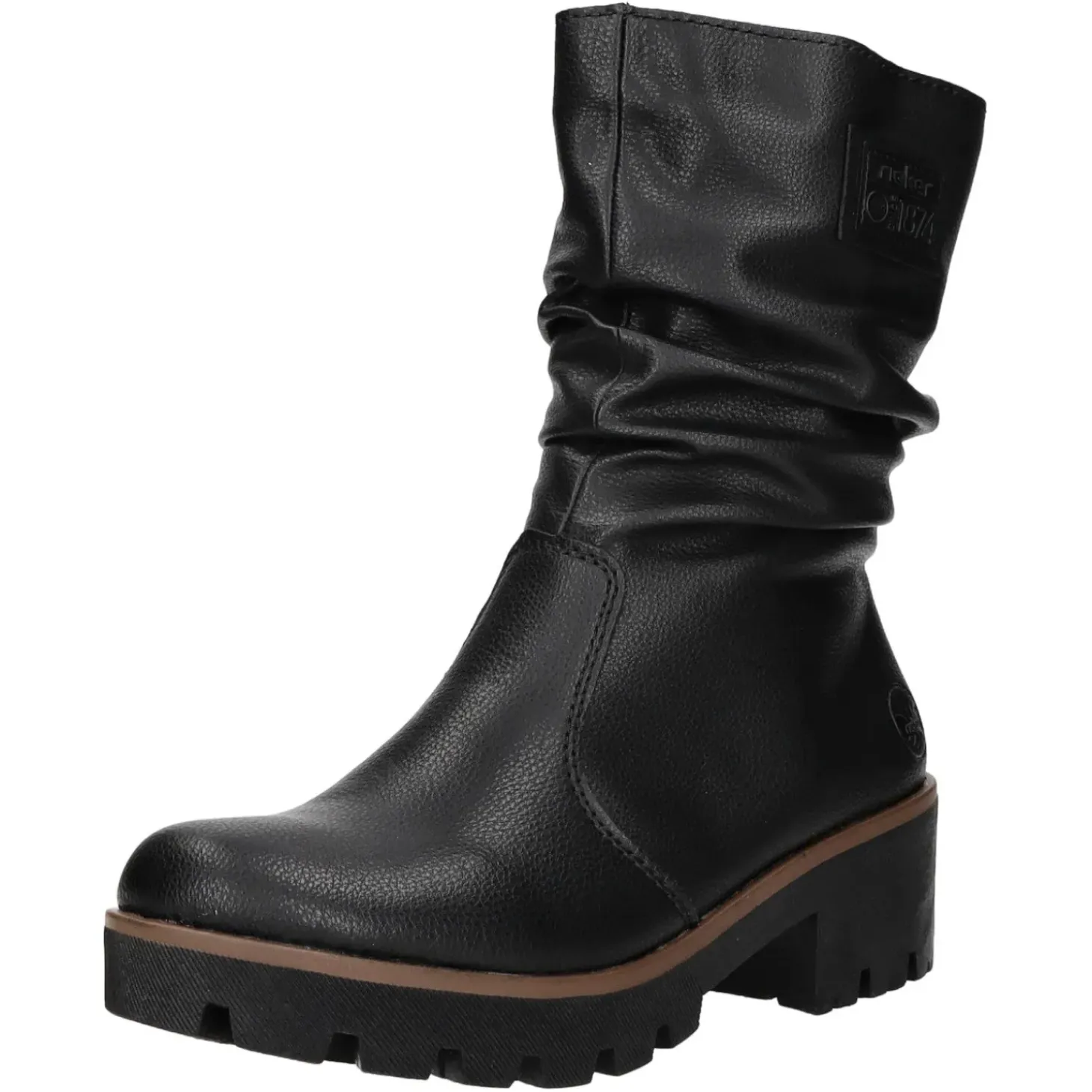Rieker Schlupf-/Reißverschlußstiefelette Warmfutter ab 35mm Absatz