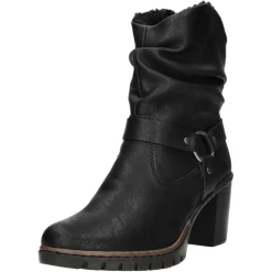 Rieker Schlupf-/Reißverschlußstiefelette Warmfutter ab 35mm Absatz