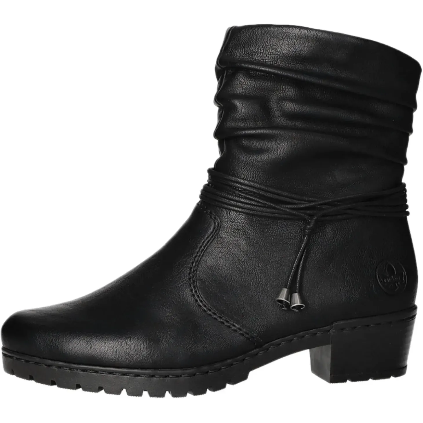 Rieker Schlupf-/Reißverschlußstiefelette Warmfutter ab 35mm Absatz