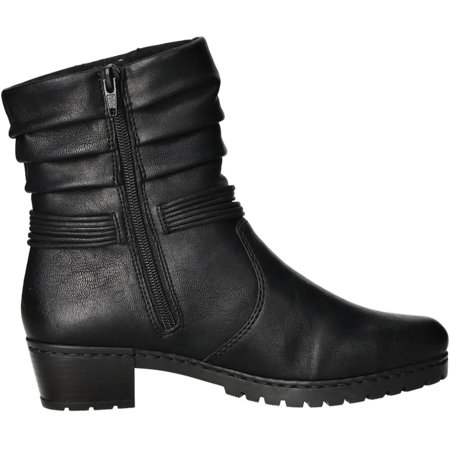 Rieker Schlupf-/Reißverschlußstiefelette Warmfutter ab 35mm Absatz