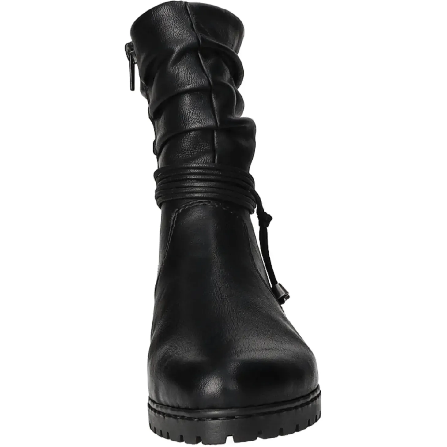 Rieker Schlupf-/Reißverschlußstiefelette Warmfutter ab 35mm Absatz