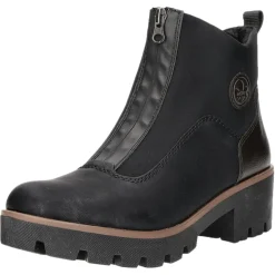 Rieker Schlupf-/Reißverschlußstiefelette Warmfutter ab 35mm Absatz
