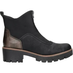Rieker Schlupf-/Reißverschlußstiefelette Warmfutter ab 35mm Absatz
