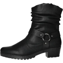 Rieker Schlupf-/Reißverschlußstiefelette Warmfutter ab 35mm Absatz