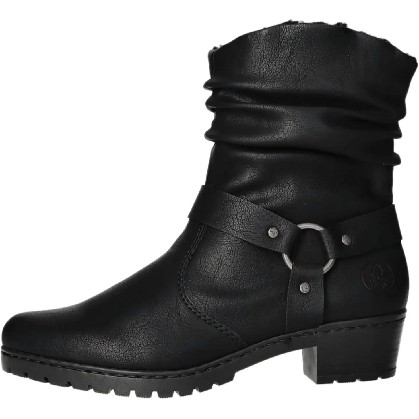 Rieker Schlupf-/Reißverschlußstiefelette Warmfutter ab 35mm Absatz