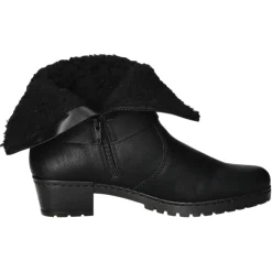 Rieker Schlupf-/Reißverschlußstiefelette Warmfutter ab 35mm Absatz