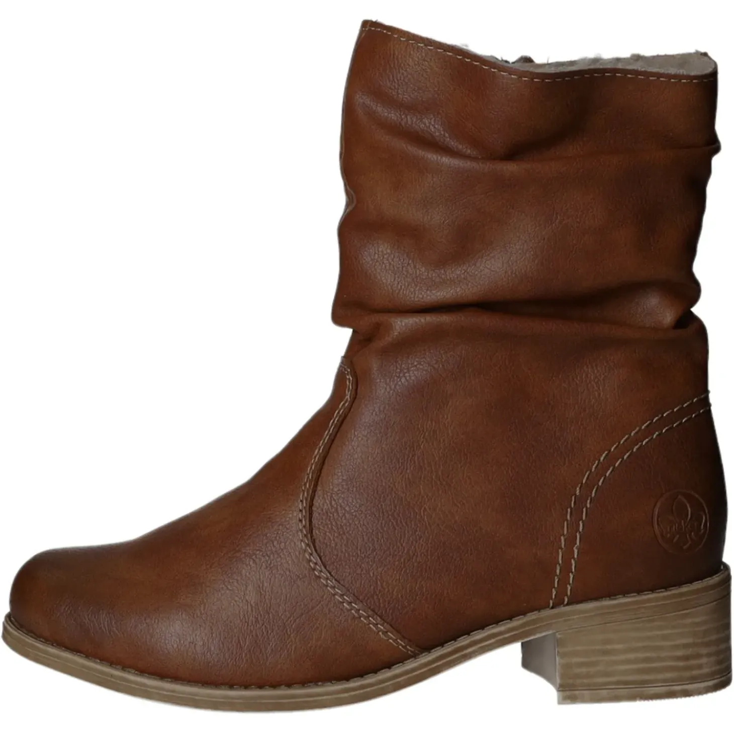 Rieker Schlupf-/Reißverschlußstiefelette Warmfutter ab 35mm Absatz