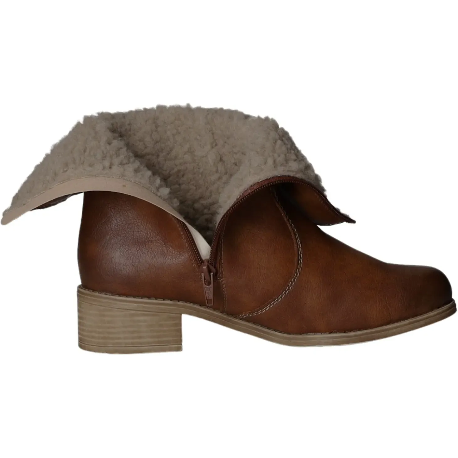 Rieker Schlupf-/Reißverschlußstiefelette Warmfutter ab 35mm Absatz