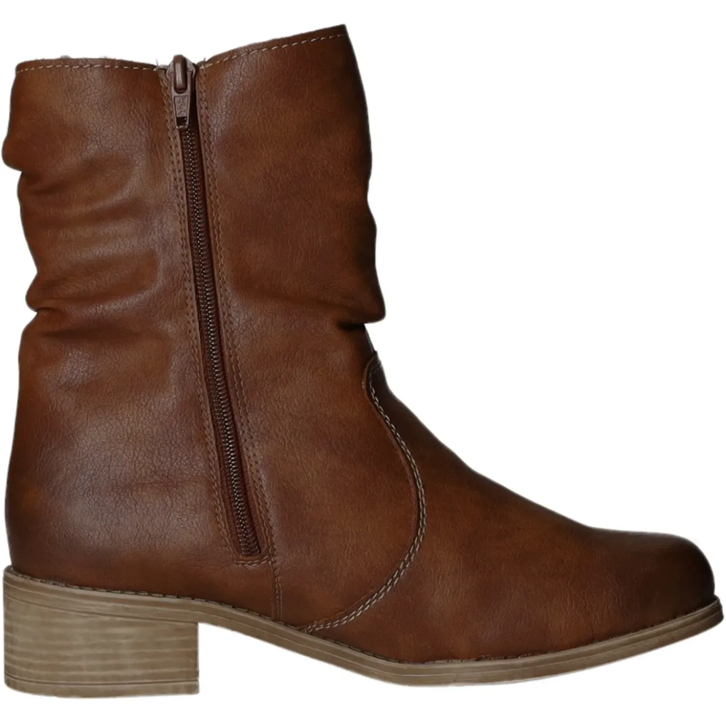 Rieker Schlupf-/Reißverschlußstiefelette Warmfutter ab 35mm Absatz