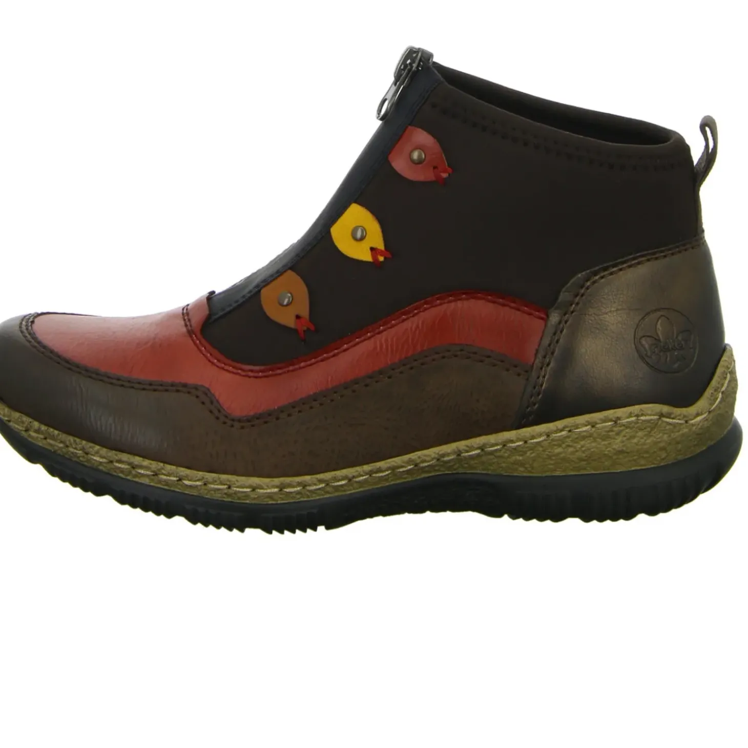 Rieker Schlupf-/Reißverschlußstiefelette Kaltfutter bis 35mm Absatz (casual)