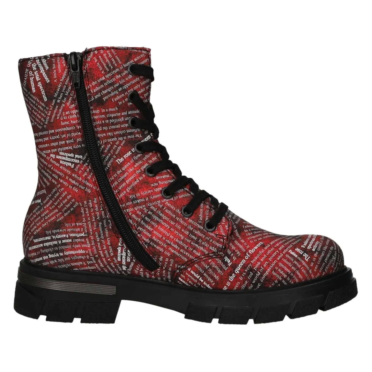 Rieker Schnürstiefelette Kaltfutter bis 35mm Absatz (casual)