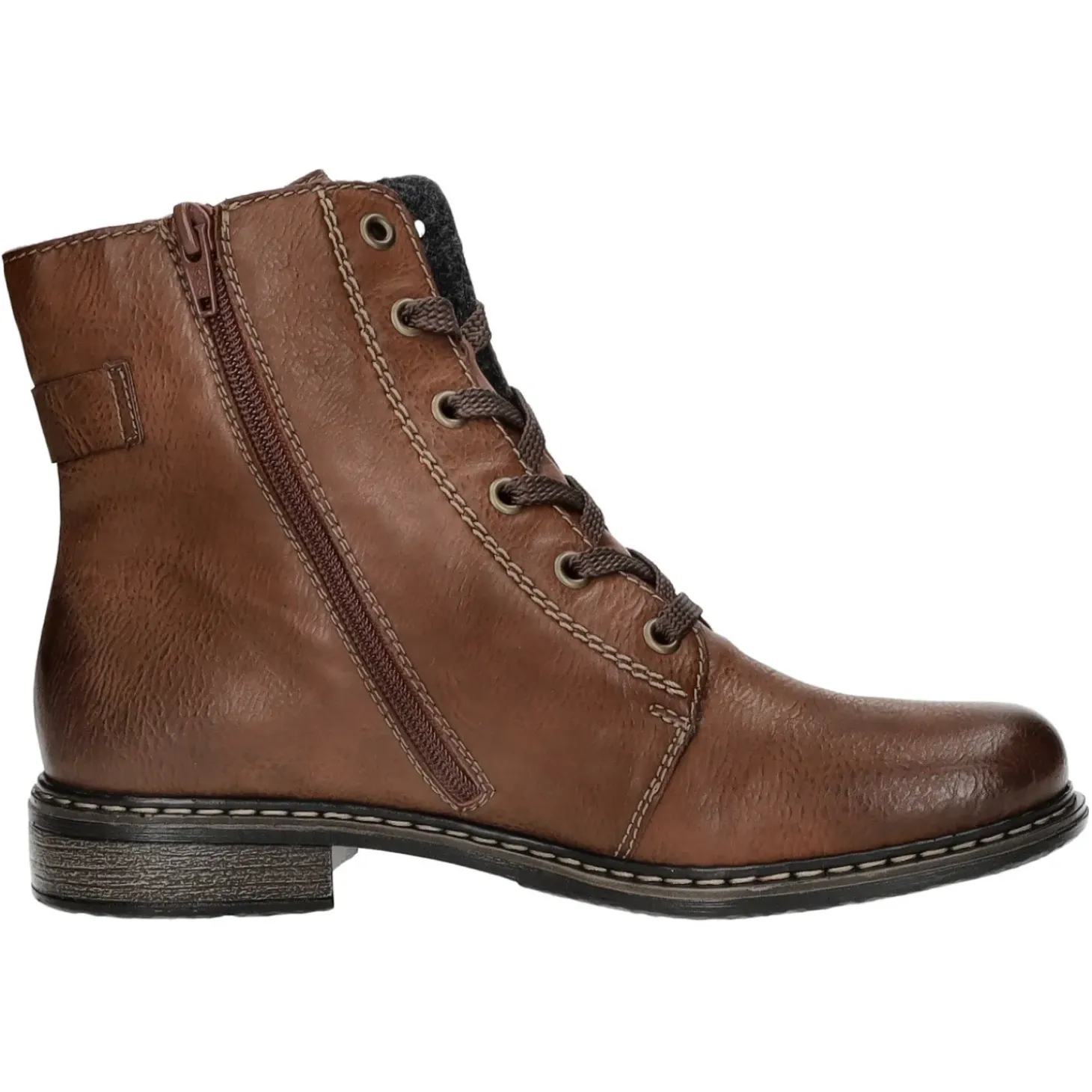 Rieker Schnürstiefelette Kaltfutter bis 35mm Absatz (casual)