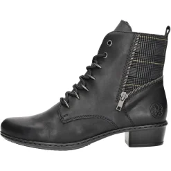Rieker Schnürstiefelette Kaltfutter ab 35mm Absatz