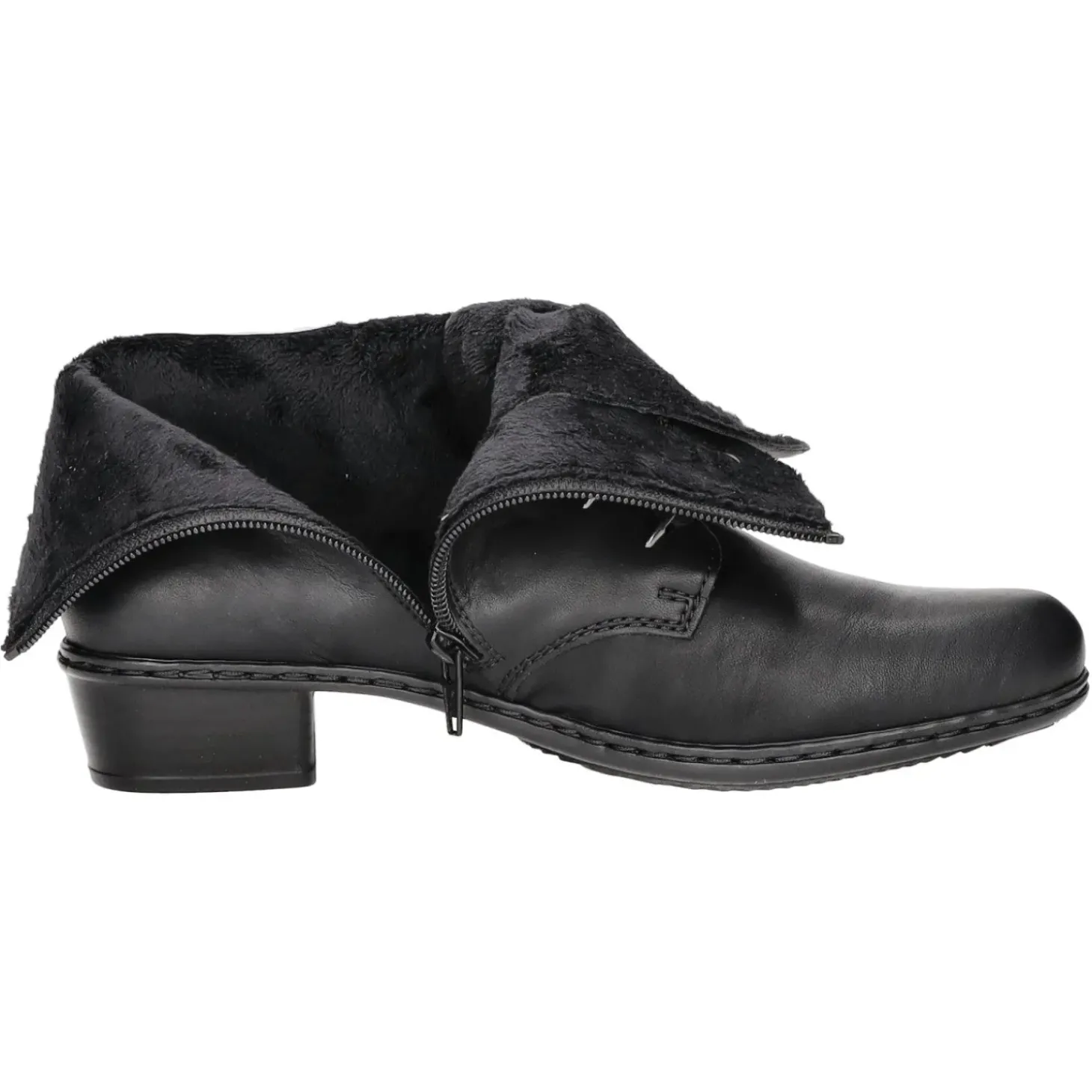 Rieker Schnürstiefelette Kaltfutter ab 35mm Absatz