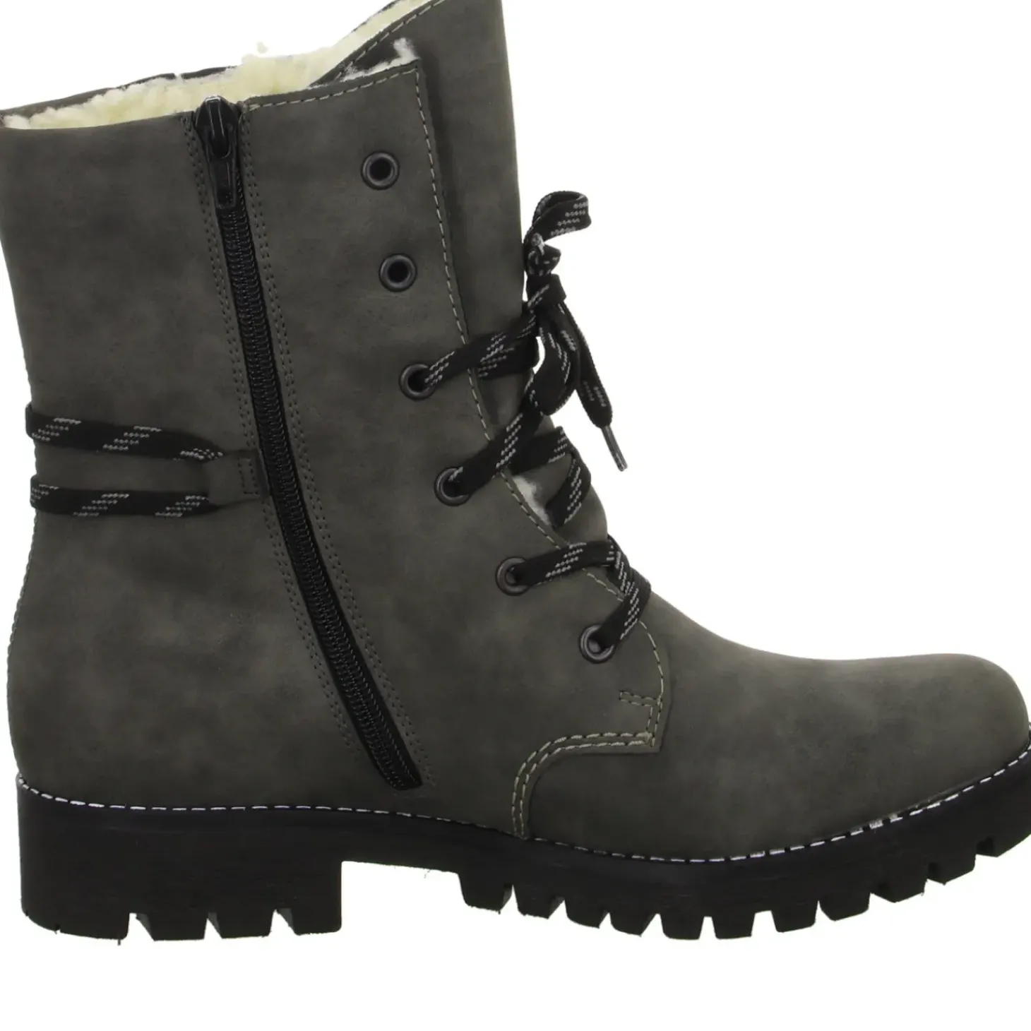 Rieker Schnürstiefelette Warmfutter bis 35mm Absatz (casual)