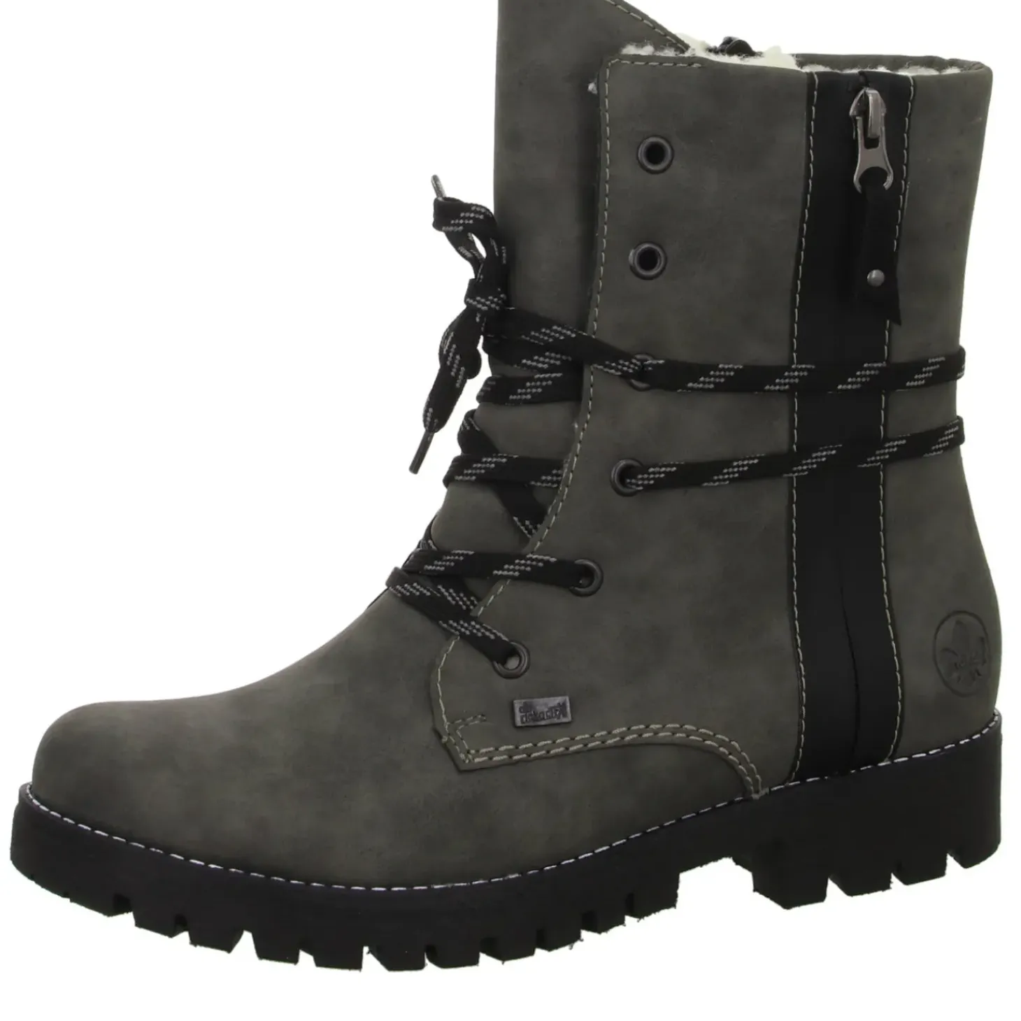 Rieker Schnürstiefelette Warmfutter bis 35mm Absatz (casual)