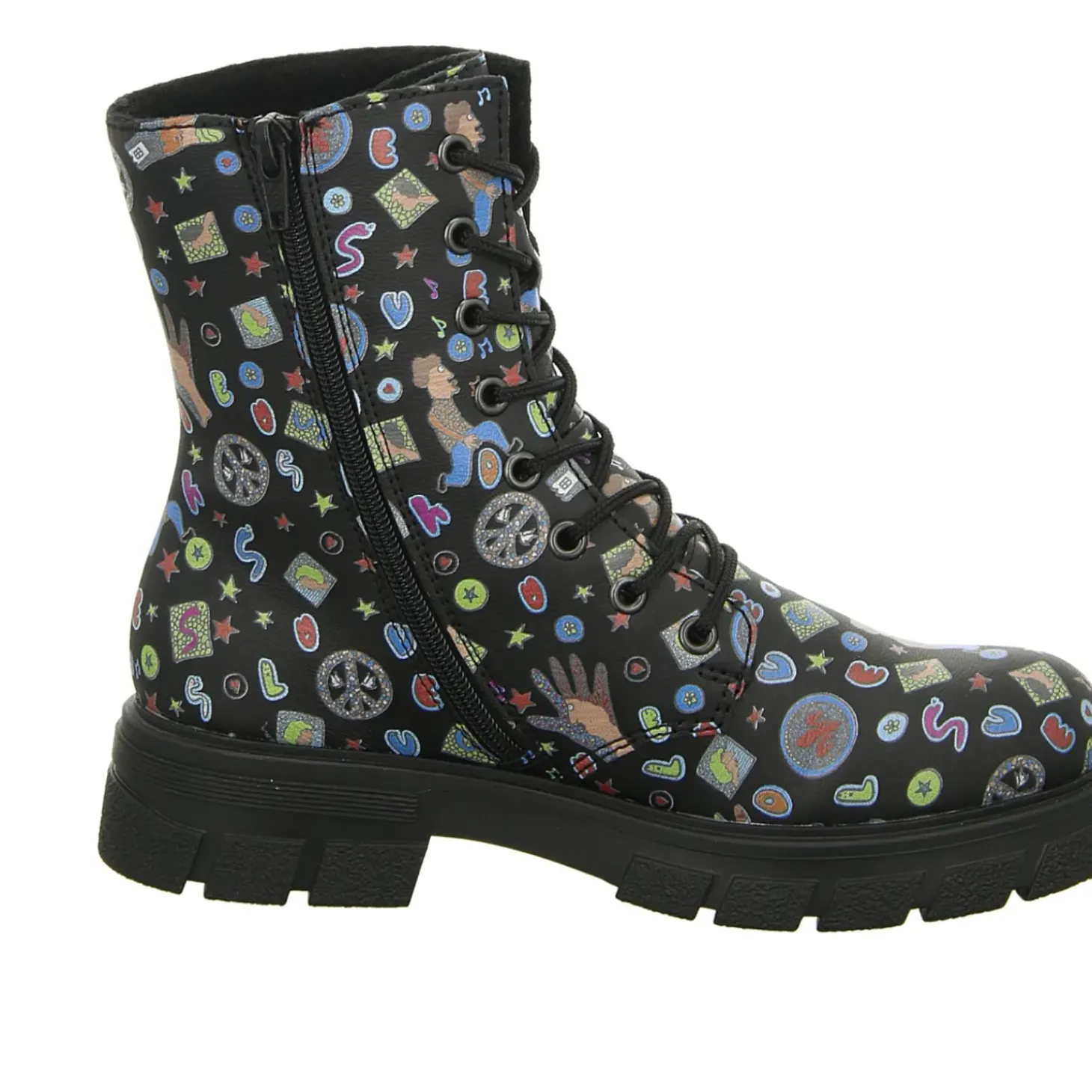 Rieker Schnürstiefelette Warmfutter bis 35mm Absatz (casual)