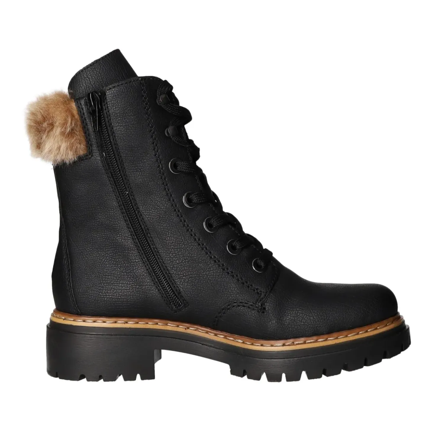 Rieker Schnürstiefelette Warmfutter bis 35mm Absatz (casual)