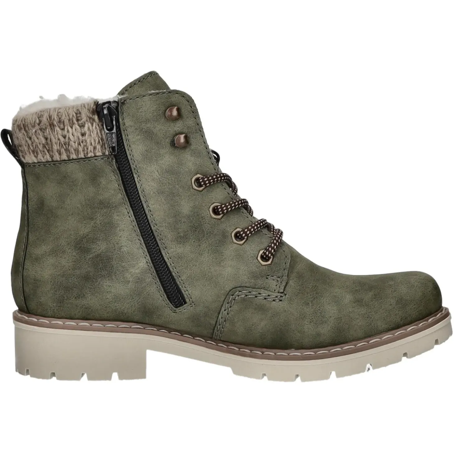 Rieker Schnürstiefelette Warmfutter bis 35mm Absatz (casual)