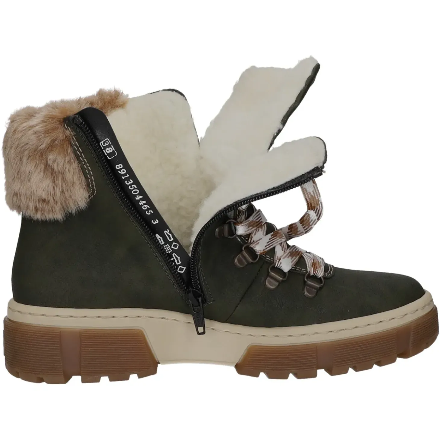 Rieker Schnürstiefelette Warmfutter bis 35mm Absatz (casual)