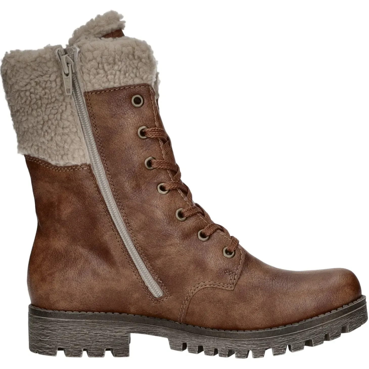 Rieker Schnürstiefelette Warmfutter bis 35mm Absatz (casual)