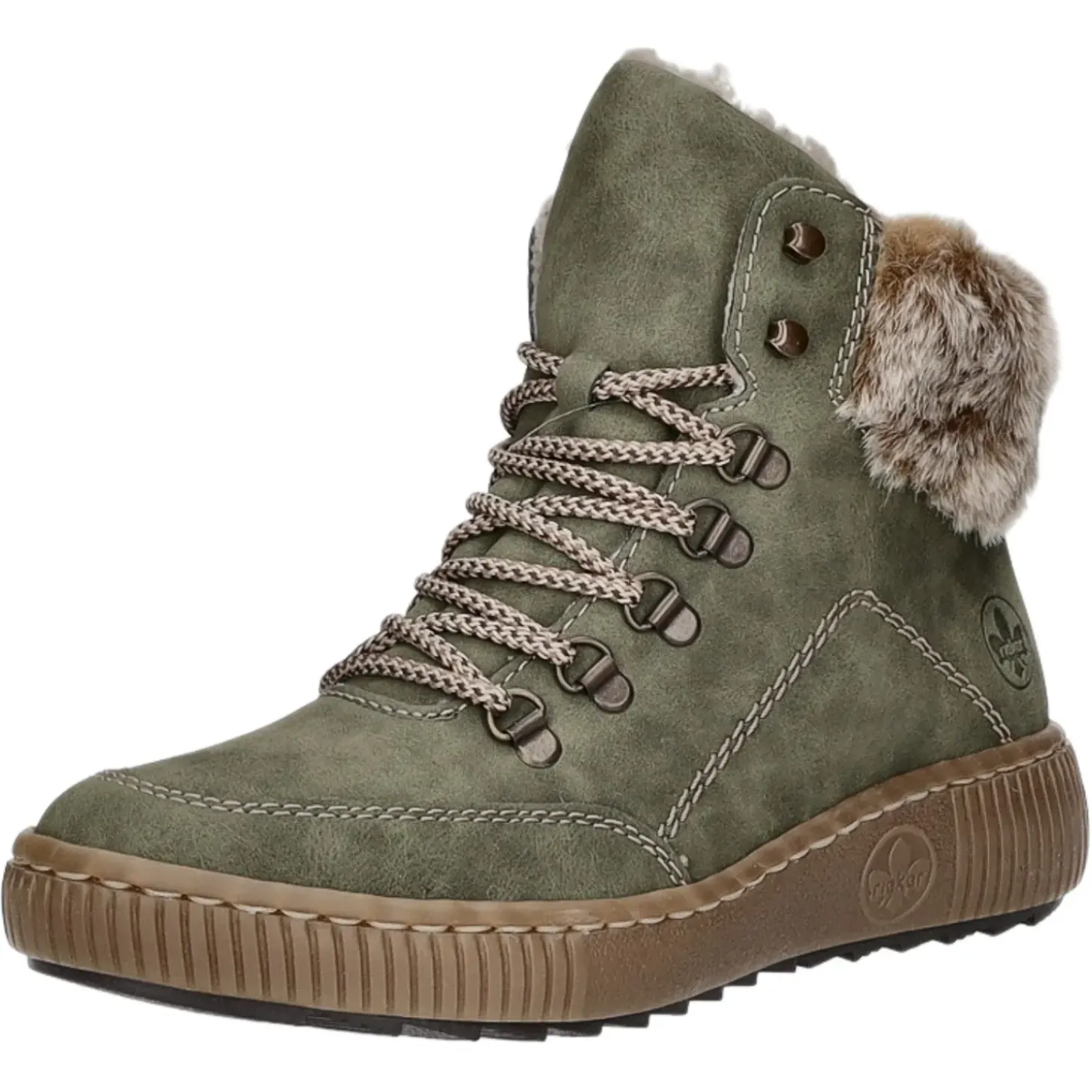Rieker Schnürstiefelette Warmfutter bis 35mm Absatz (casual)
