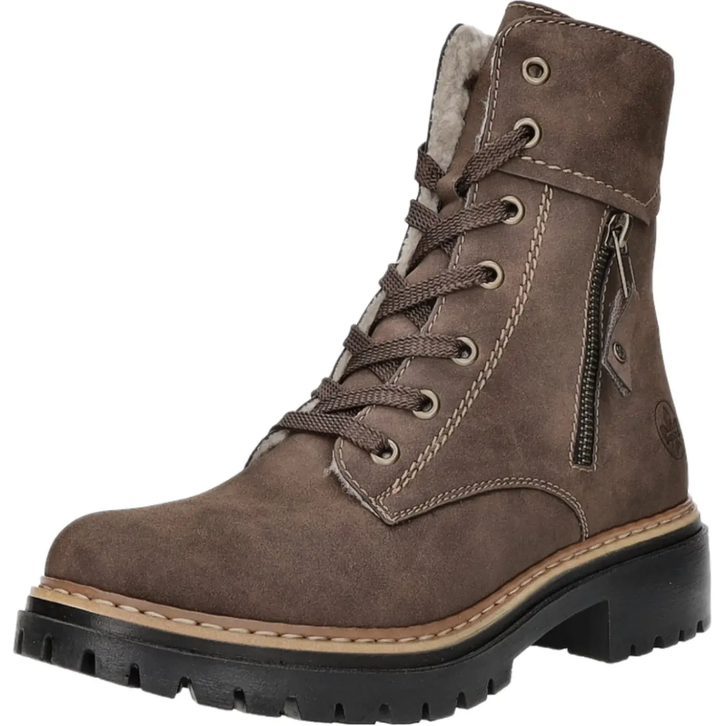 Rieker Schnürstiefelette Warmfutter bis 35mm Absatz (casual)