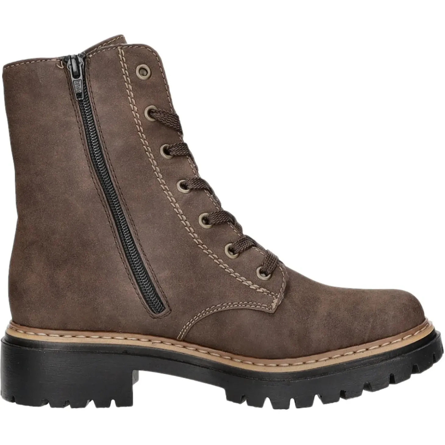 Rieker Schnürstiefelette Warmfutter bis 35mm Absatz (casual)