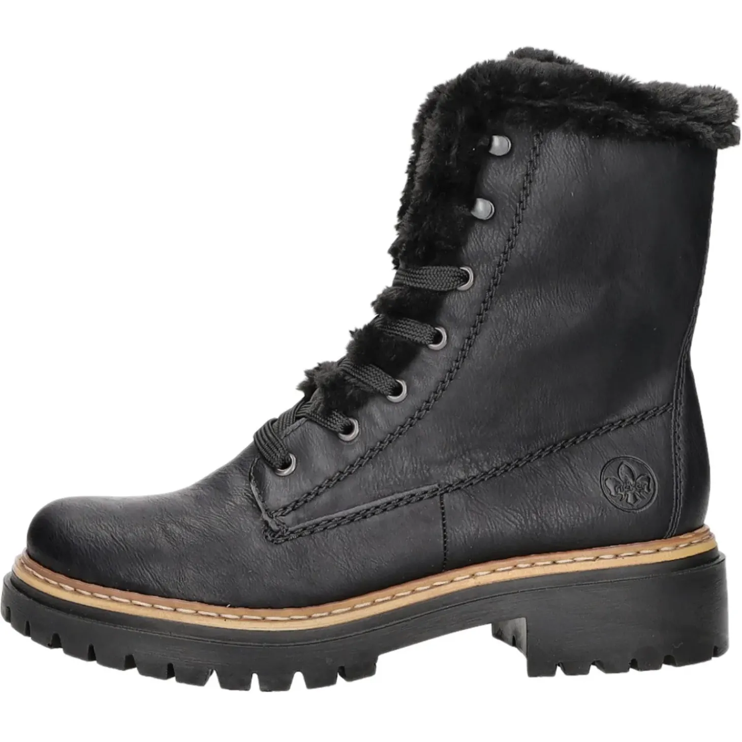 Rieker Schnürstiefelette Warmfutter bis 35mm Absatz (casual)