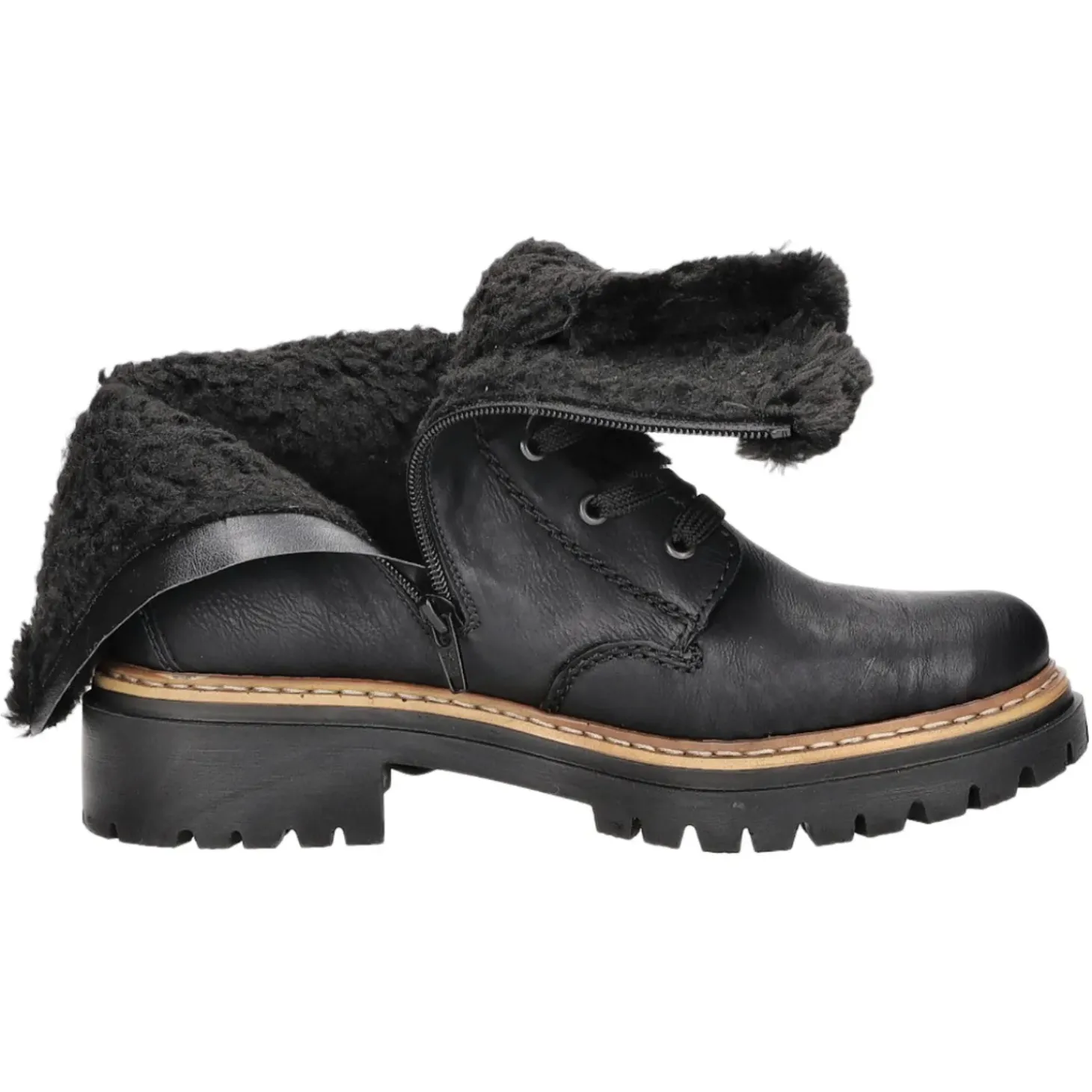 Rieker Schnürstiefelette Warmfutter bis 35mm Absatz (casual)