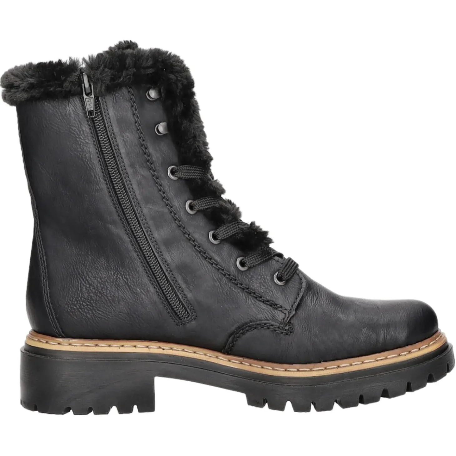 Rieker Schnürstiefelette Warmfutter bis 35mm Absatz (casual)