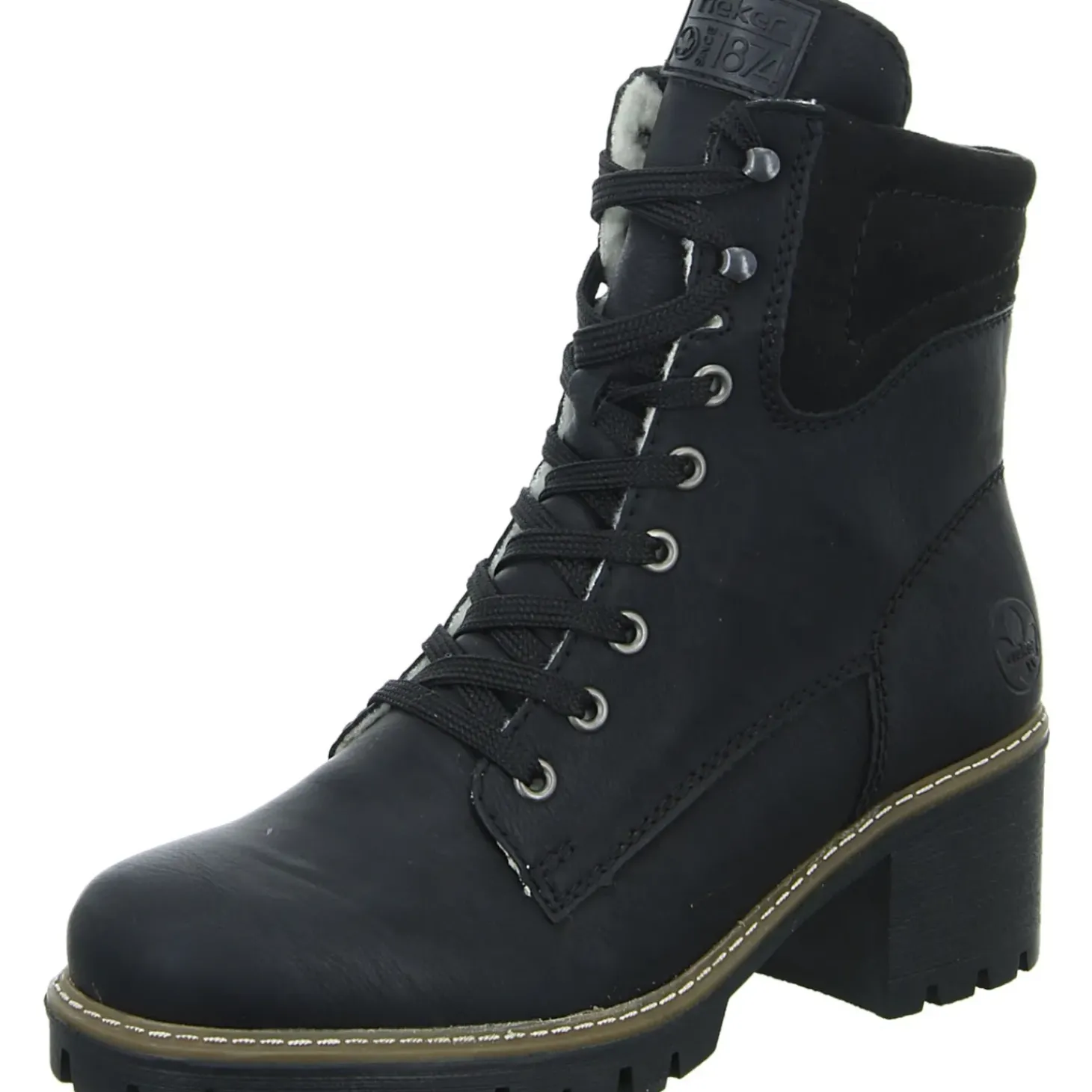 Rieker Schnürstiefelette Warmfutter ab 35mm Absatz
