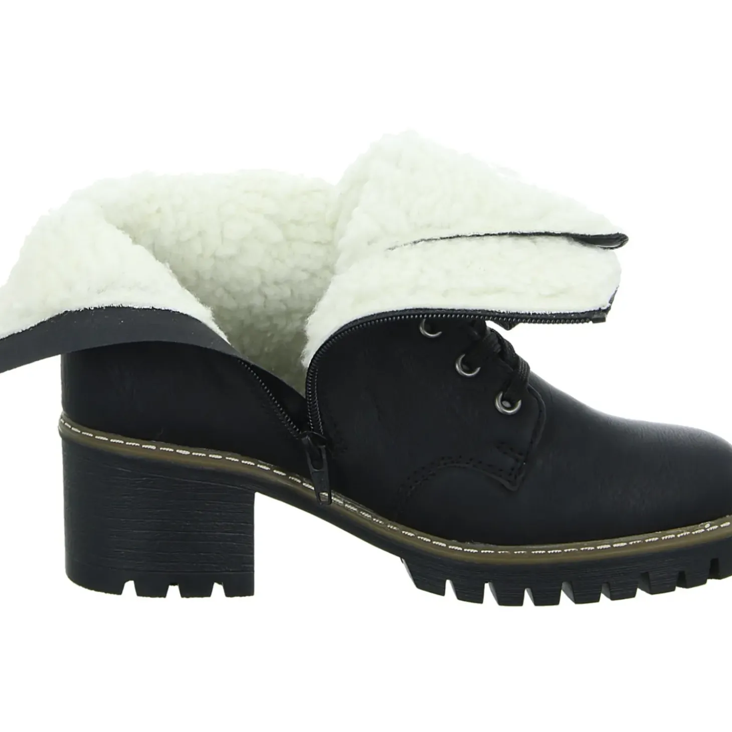 Rieker Schnürstiefelette Warmfutter ab 35mm Absatz