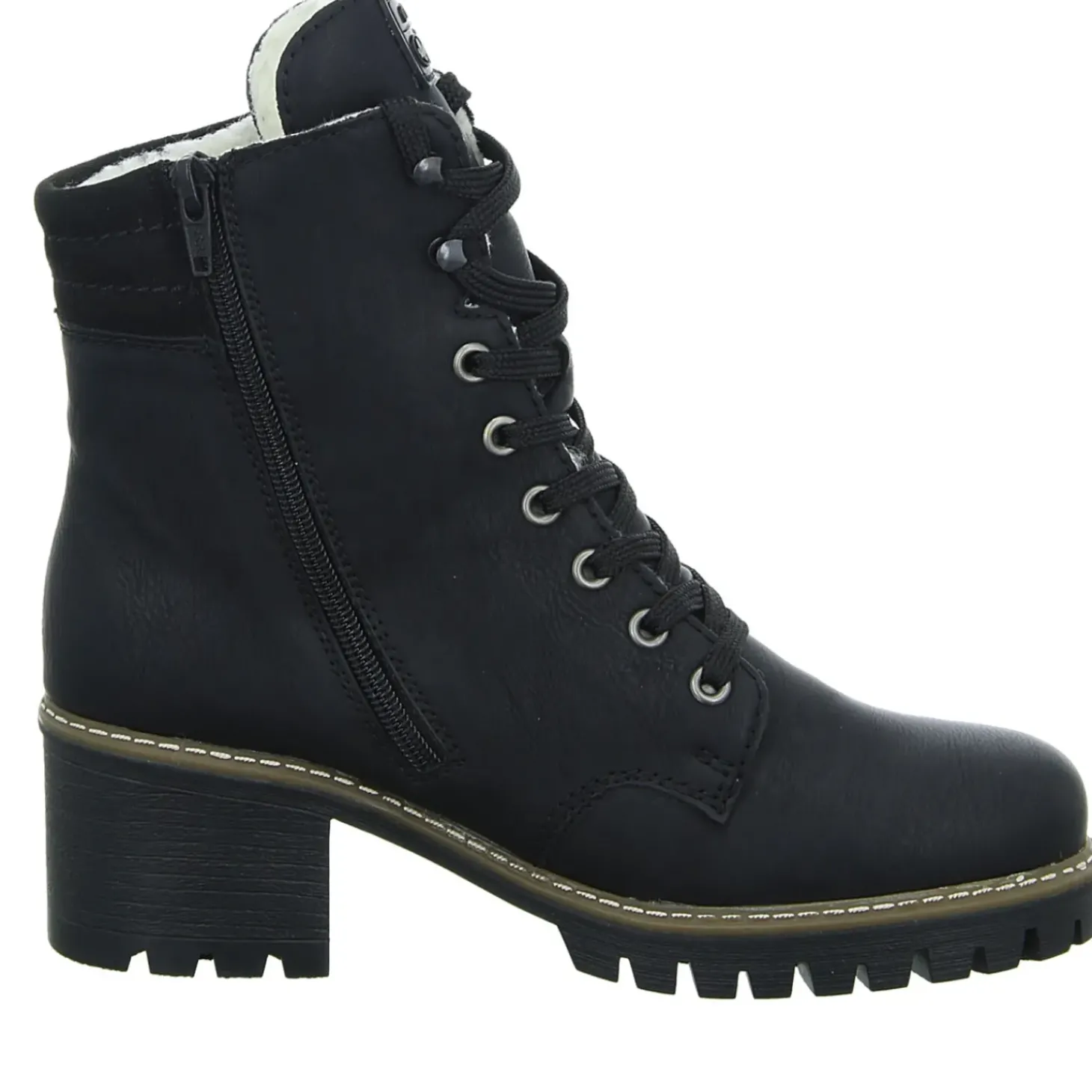 Rieker Schnürstiefelette Warmfutter ab 35mm Absatz