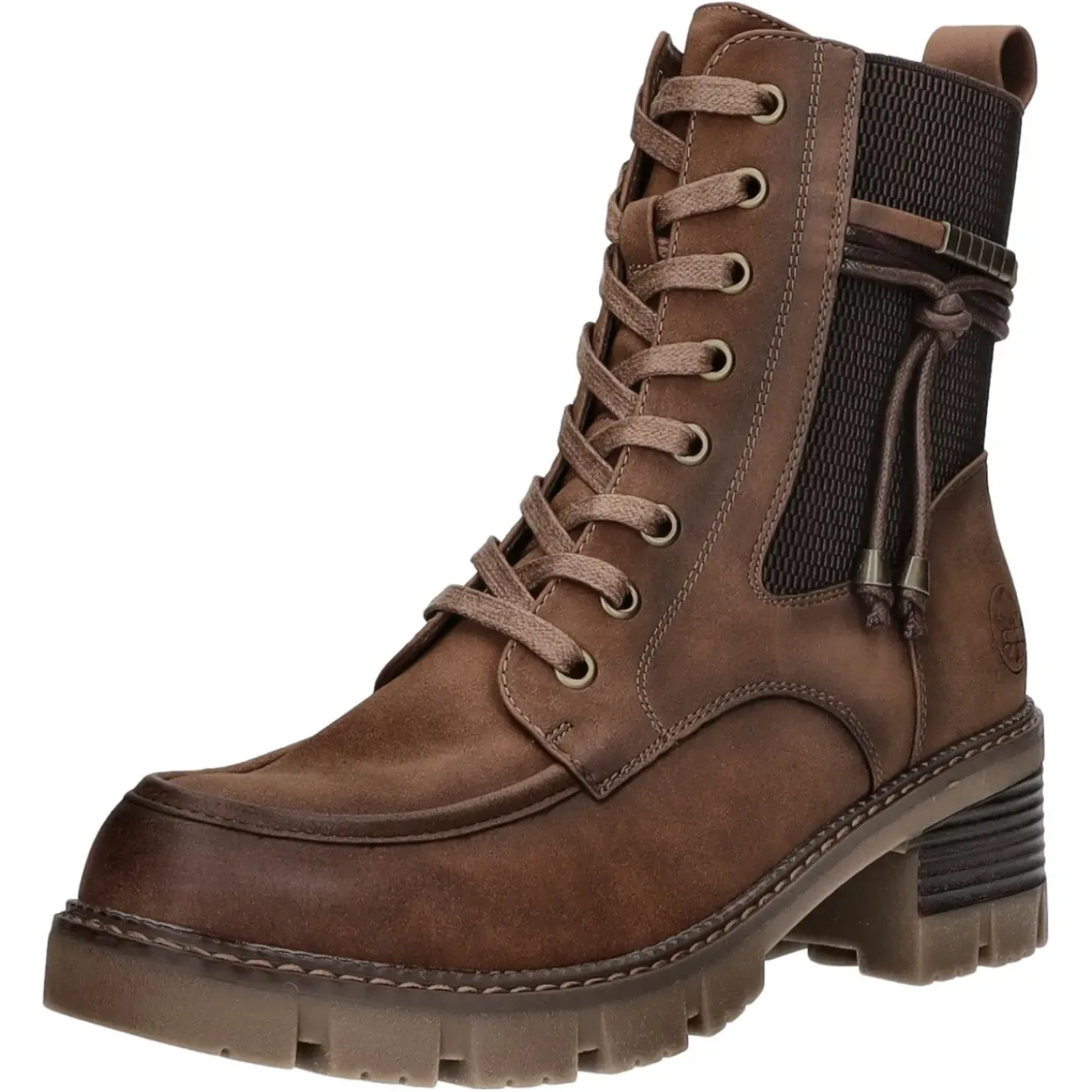 Rieker Schnürstiefelette Warmfutter ab 35mm Absatz