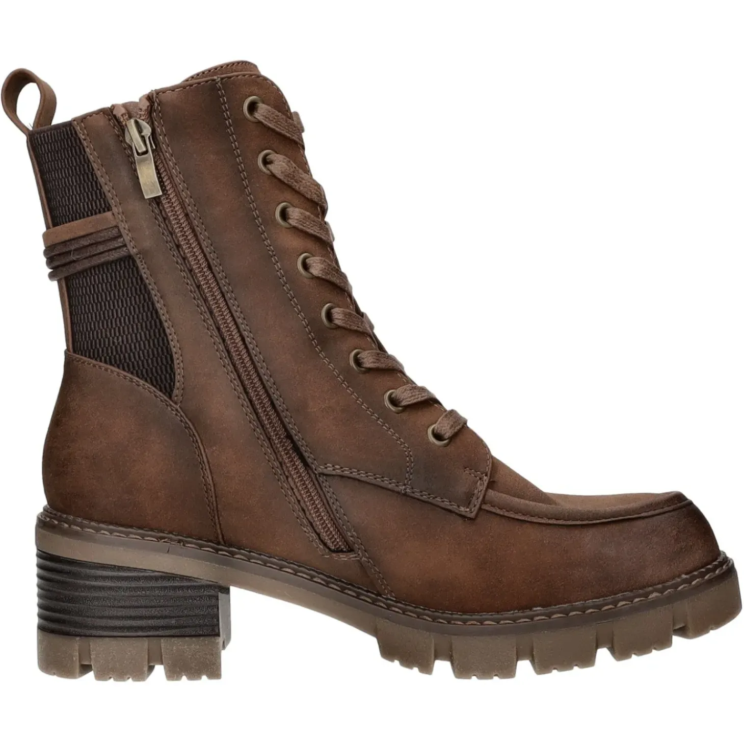 Rieker Schnürstiefelette Warmfutter ab 35mm Absatz