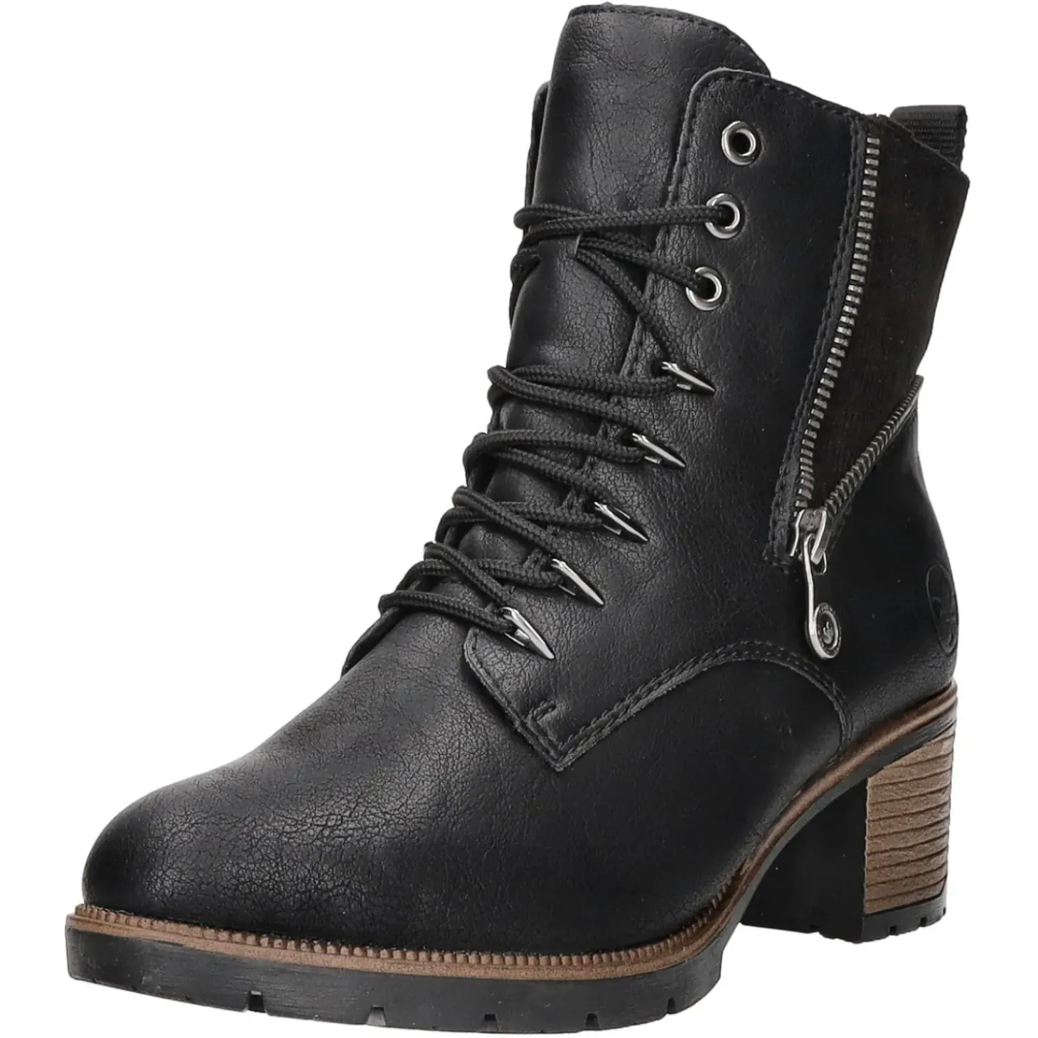 Rieker Schnürstiefelette Warmfutter ab 35mm Absatz