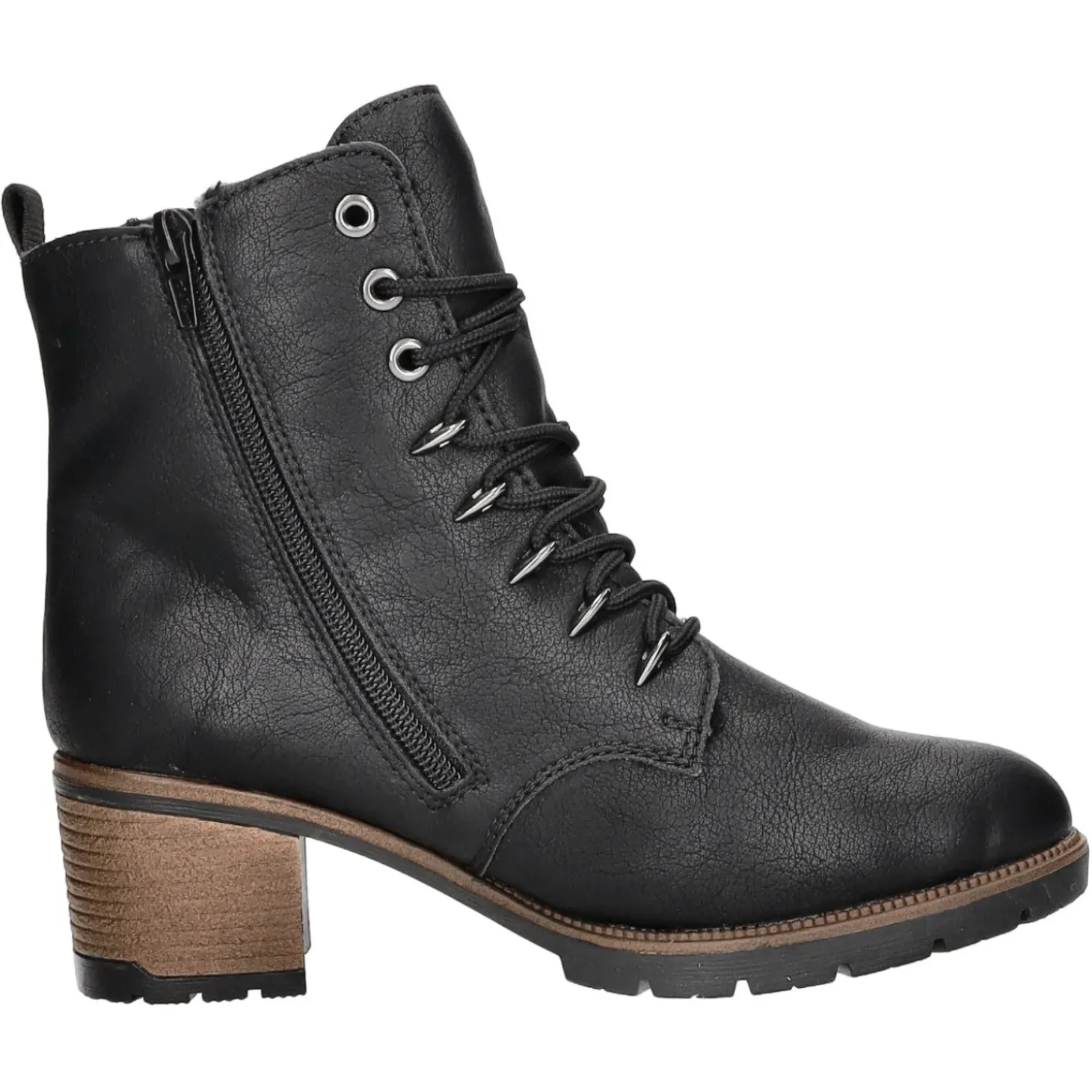 Rieker Schnürstiefelette Warmfutter ab 35mm Absatz