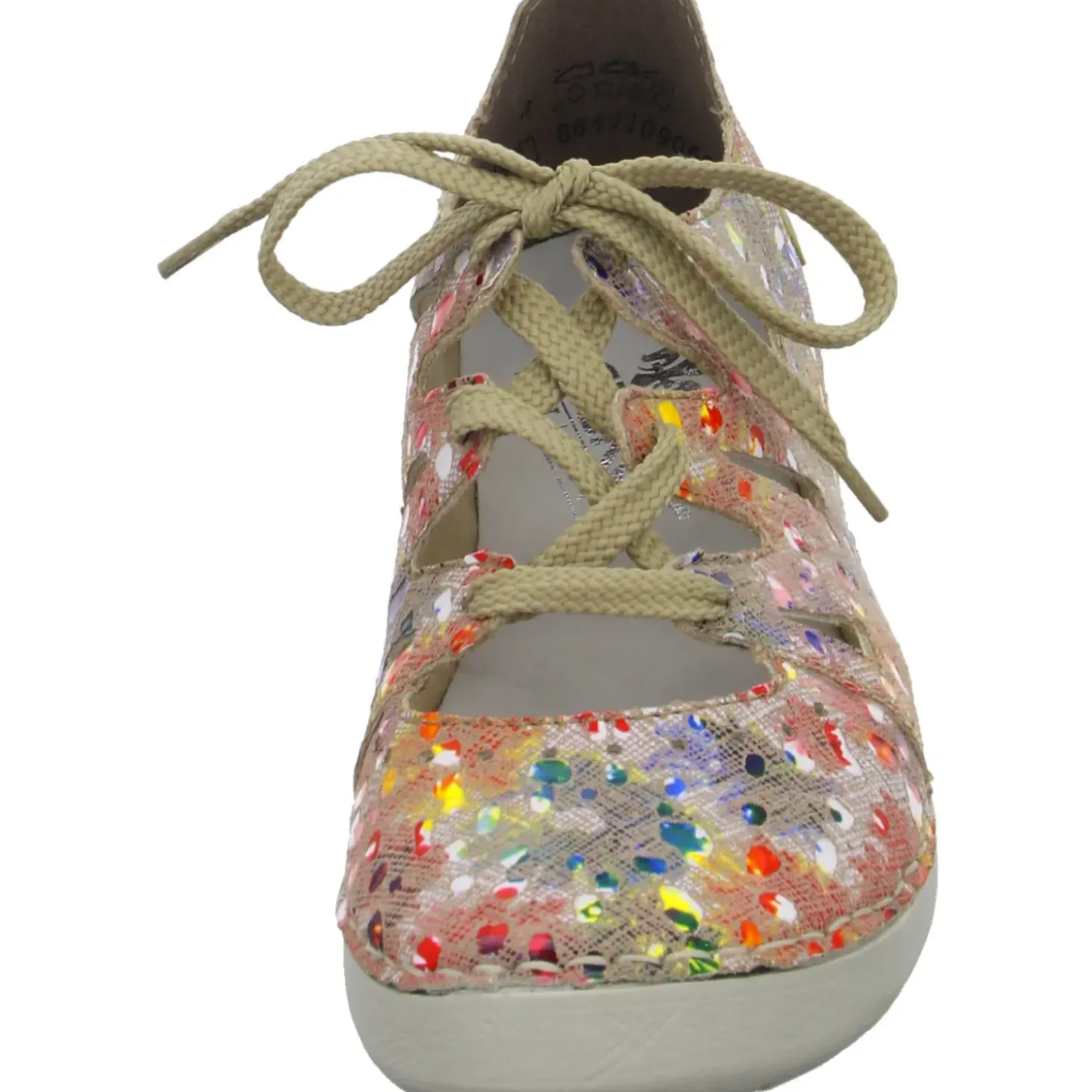 Rieker Slipper/Kletthalbschuh luftdurchlässig (durchbrochenes/geflochtenes Obermaterial)