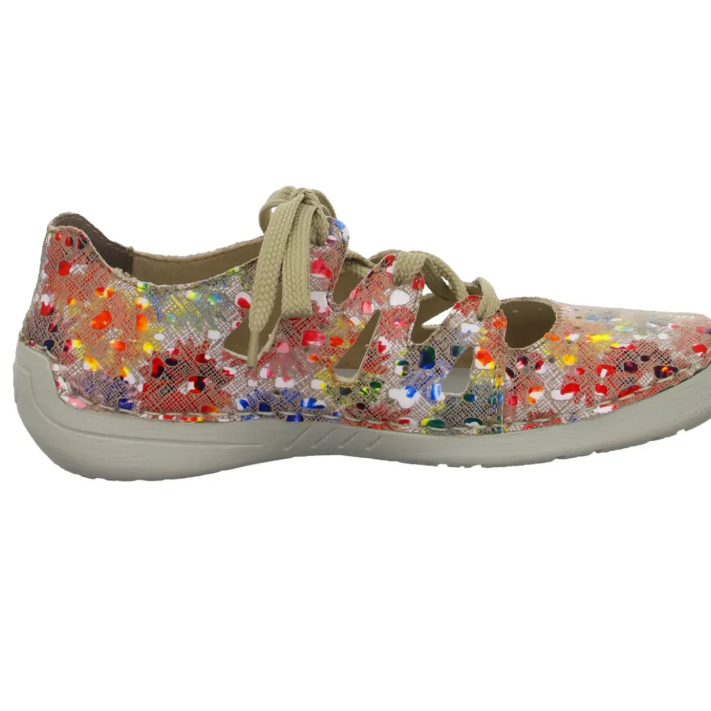 Rieker Slipper/Kletthalbschuh luftdurchlässig (durchbrochenes/geflochtenes Obermaterial)