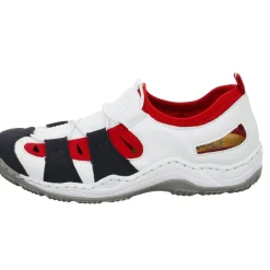 Rieker Slipper/Kletthalbschuh luftdurchlässig (durchbrochenes/geflochtenes Obermaterial)