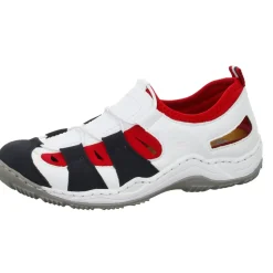 Rieker Slipper/Kletthalbschuh luftdurchlässig (durchbrochenes/geflochtenes Obermaterial)