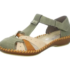 Rieker Slipper/Kletthalbschuh luftdurchlässig (durchbrochenes/geflochtenes Obermaterial)