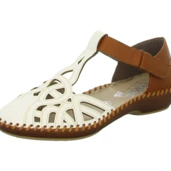 Rieker Slipper/Kletthalbschuh luftdurchlässig (durchbrochenes/geflochtenes Obermaterial)
