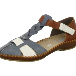 Rieker Slipper/Kletthalbschuh luftdurchlässig (durchbrochenes/geflochtenes Obermaterial)