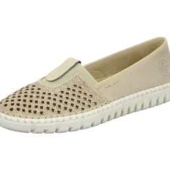 Rieker Slipper/Kletthalbschuh luftdurchlässig (durchbrochenes/geflochtenes Obermaterial)